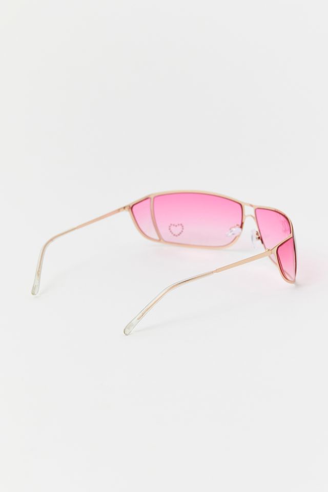 Kira Translucent Shield Sunglasses #3