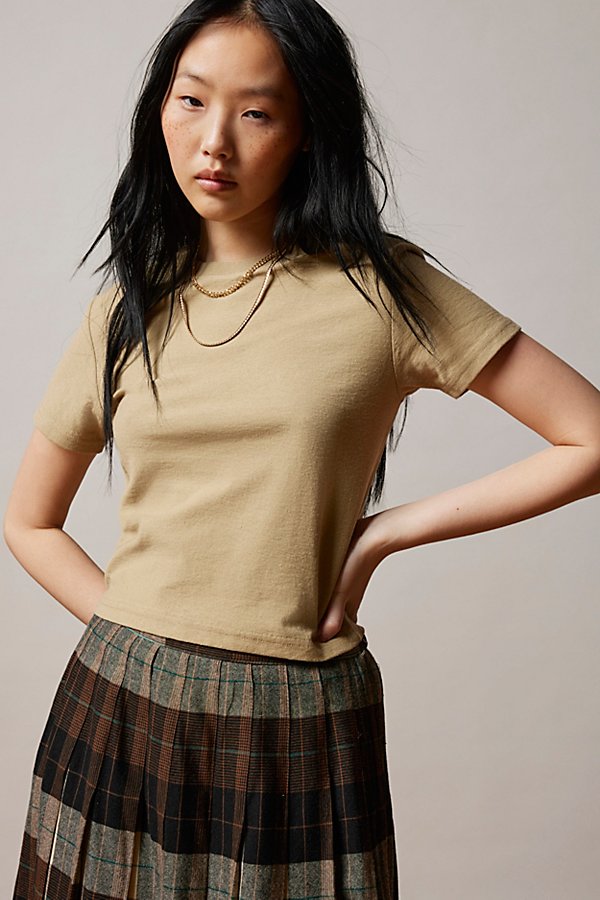 Bdg Universal Shrunken Tee In Taupe, Women's At Urban Outfitters