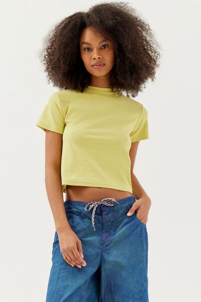 Bdg Universal Shrunken Tee In Linden Green