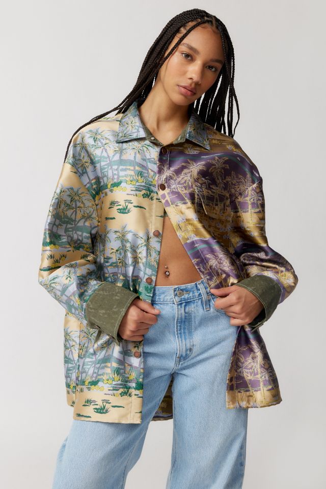 FRIED RICE Silky Printed Shirt #2