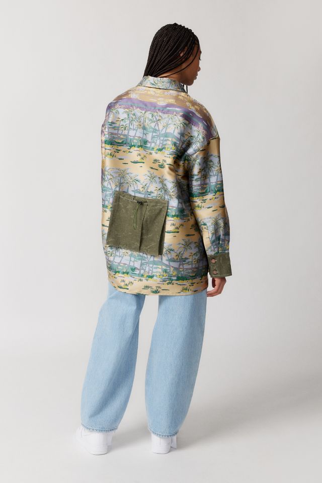 FRIED RICE Silky Printed Shirt #3