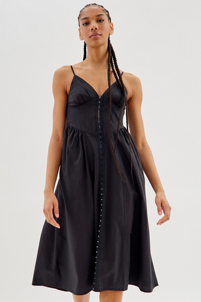 urban black corset dress Gia by Velvi, Short Sequin Dress Black / XSmall