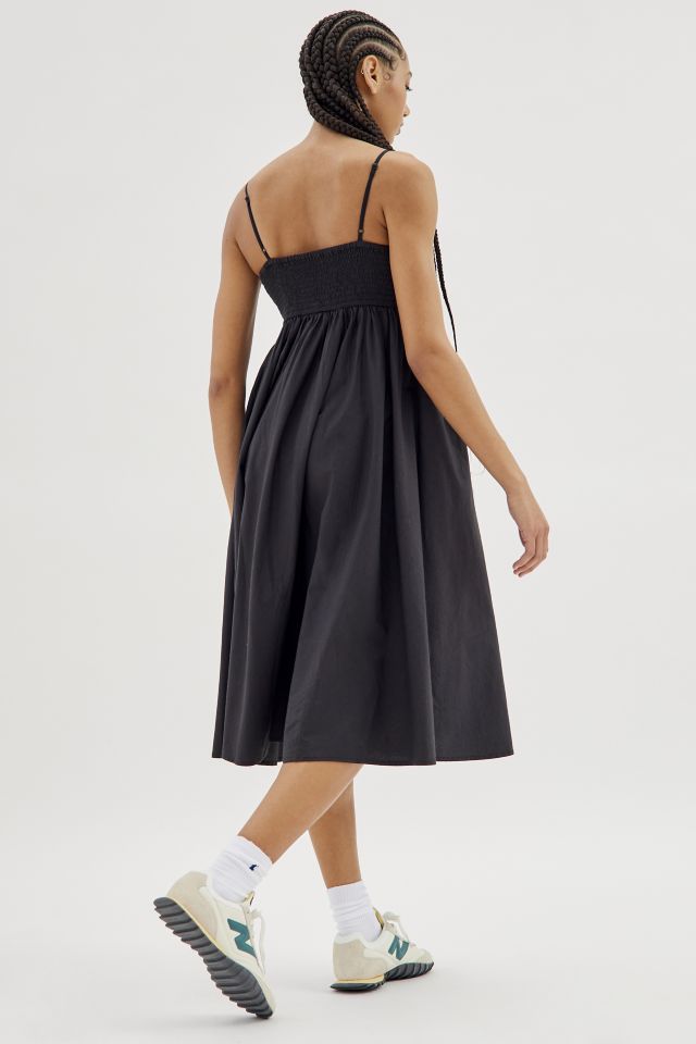 Robe Midi Corset en Popeline Cedar UO #2