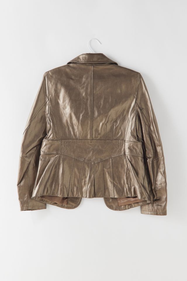 Vintage Leather Blazer #1