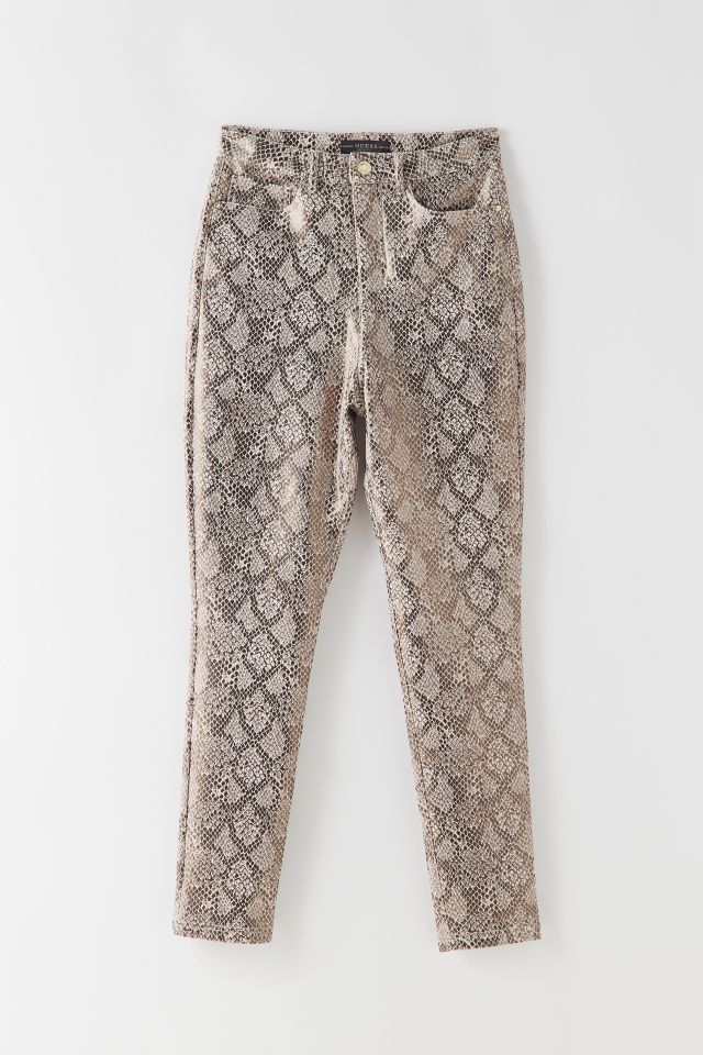 Born For This Faux Suede Snake Print Pants – Sugarlips