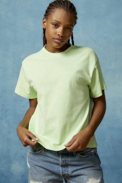 Bdg Universal Boxy Tee In Light Green