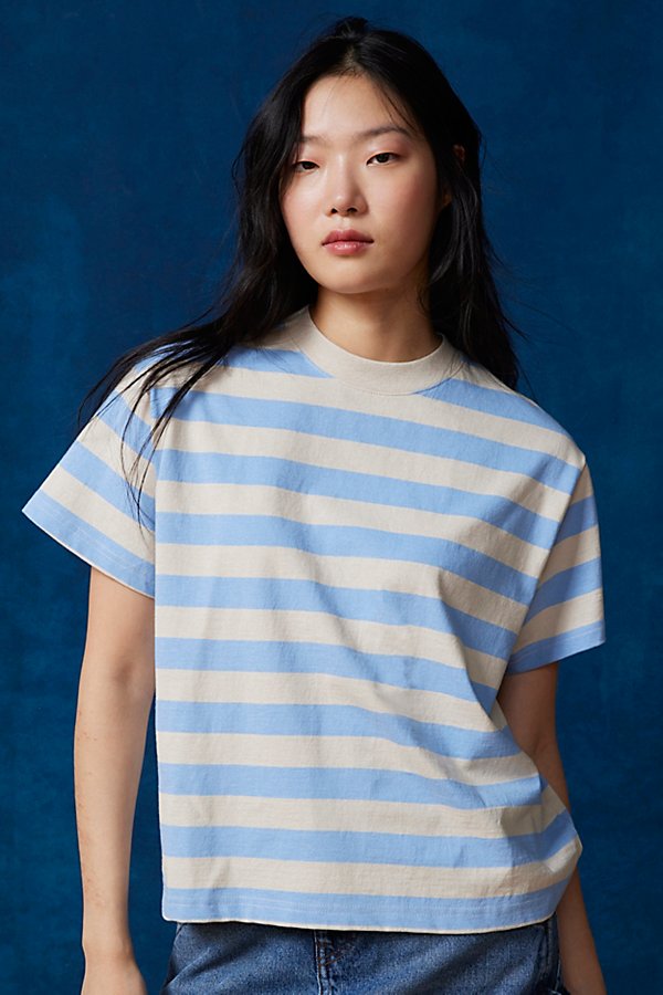 Bdg Universal Boxy Tee In Light Blue, Women's At Urban Outfitters