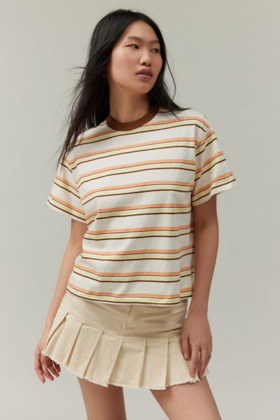 Bdg Universal Relaxed Boxy Tee In Orange, Women's At Urban Outfitters