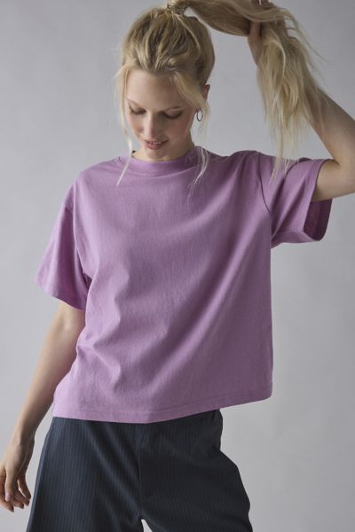 Bdg Universal Boxy Tee In Orchid Haze, Women's At Urban Outfitters