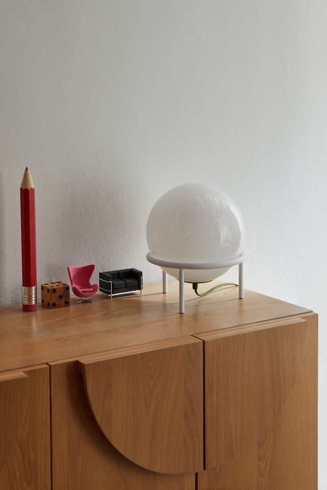 XL Globe Stand Table Lamp #1