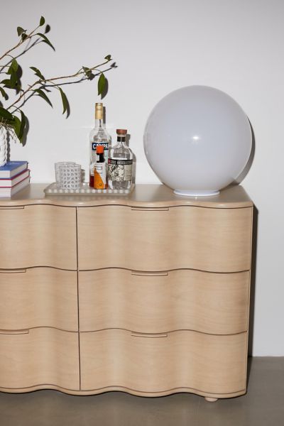 Urban Outfitters Xl Globe Floor Lamp In White