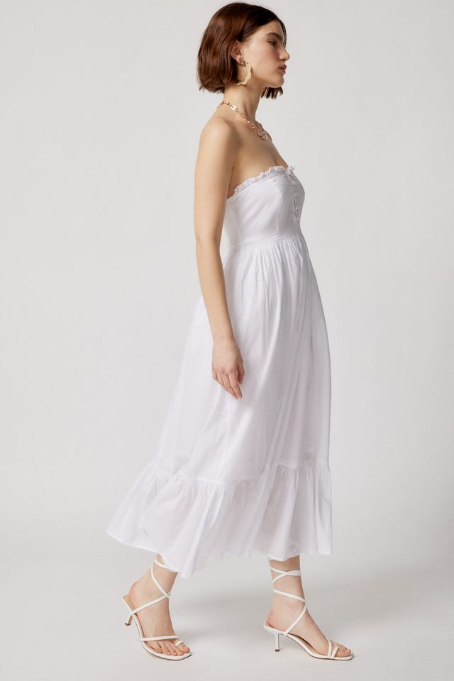 UO Robyn Strapless Midi Dress #3