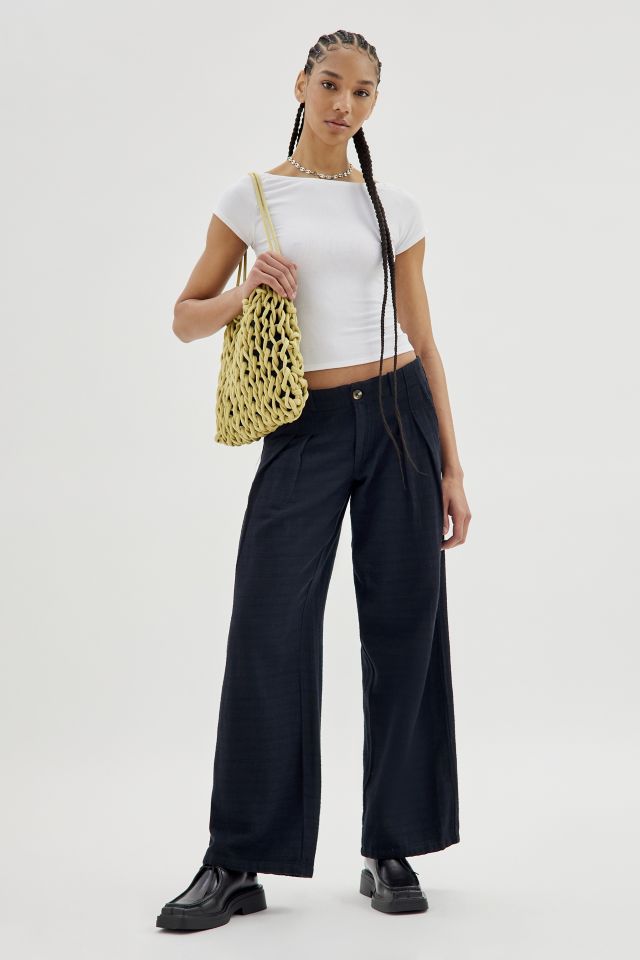 UO Martina Linen Trouser Pant #2