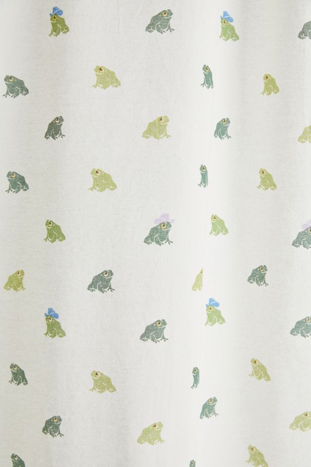 Cowboy Frog Patterned Shower Curtain #2