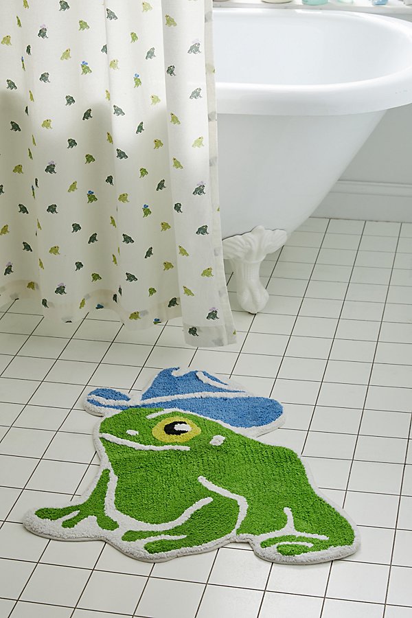 Urban Outfitters Cowboy Frog Bath Mat In Multi