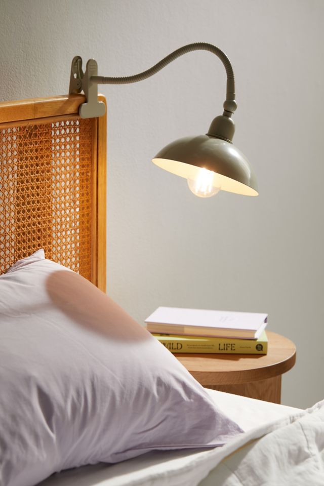 Clip on bedside store lamp