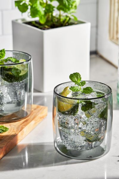 Zwilling Sorrento Double Wall Glass Cup Set Of 2 In Transparent