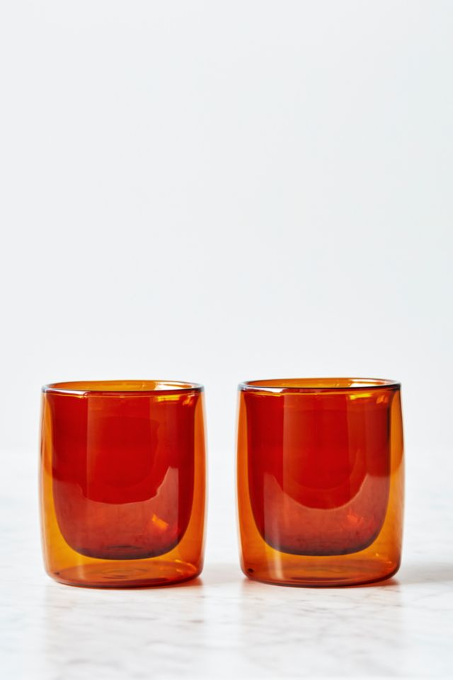 55mm Glass Cup Set of 2