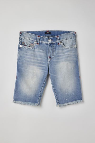 True Religion Rocco Denim Short In Vintage Denim Dark | ModeSens