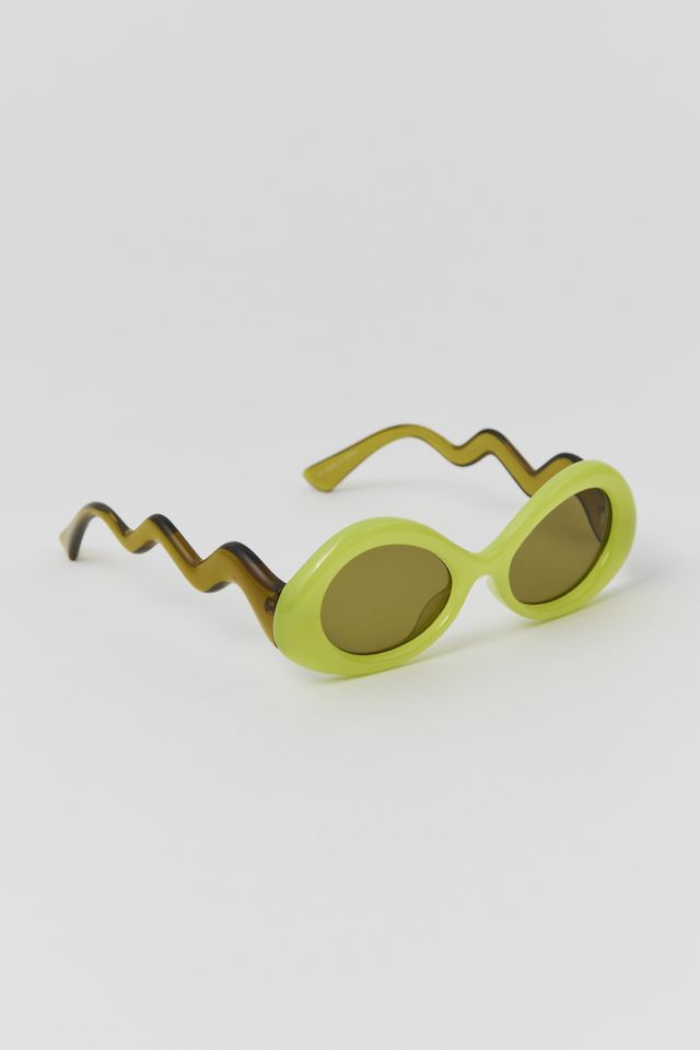 Birdie Wavy Round Sunglasses #1
