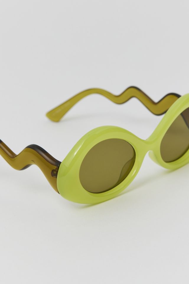 Birdie Wavy Round Sunglasses #2