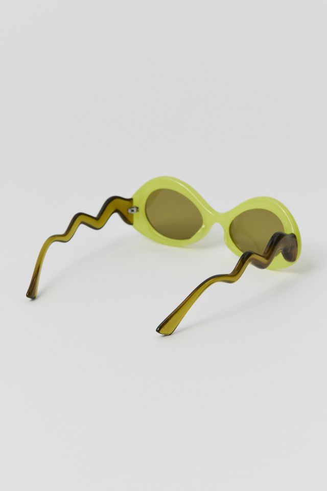 Birdie Wavy Round Sunglasses #3