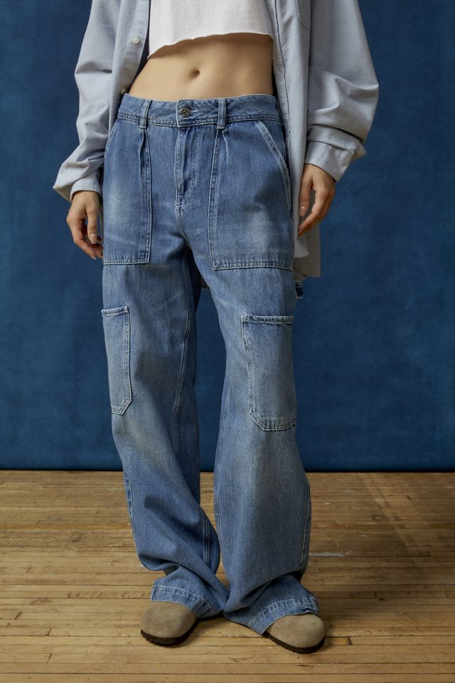 Julianne Denim Cargo Pants