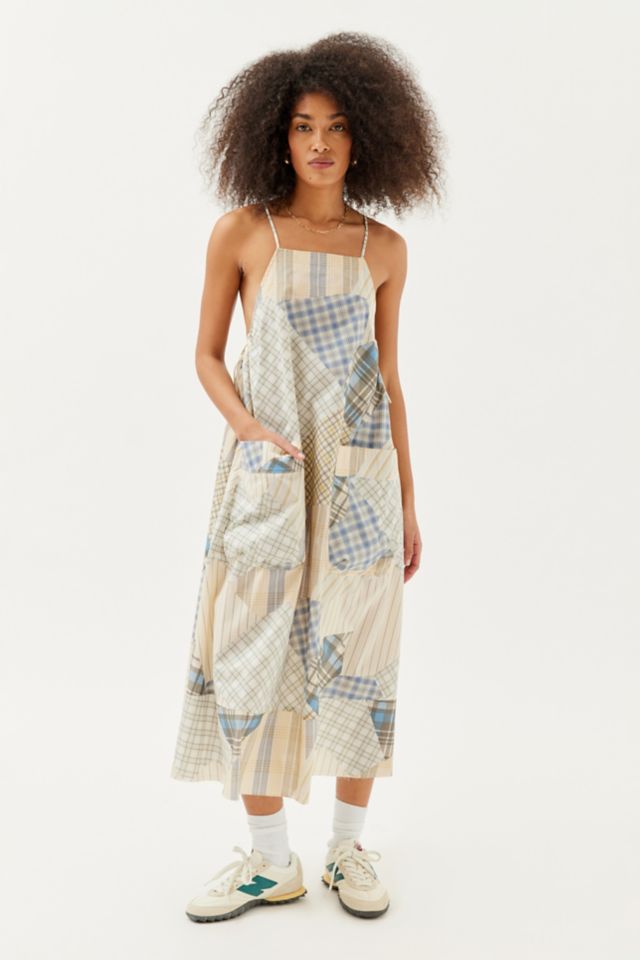 UO Stephie Plaid Midi Dress #2