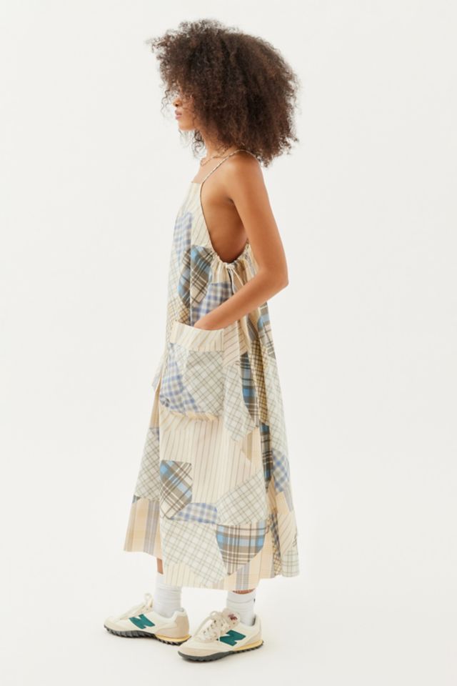 UO Stephie Plaid Midi Dress #4