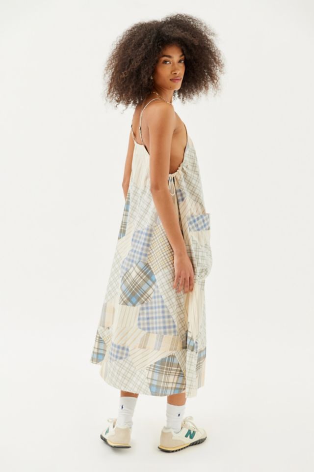 UO Stephie Plaid Midi Dress #5