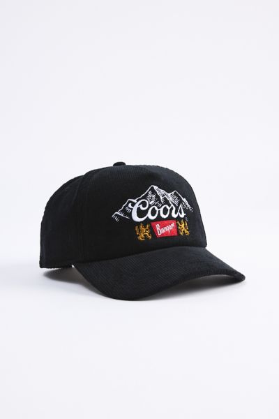 American Needle Coors Banquet 5-panel Snapback Hat In Black, Men's At Urban Outfitters