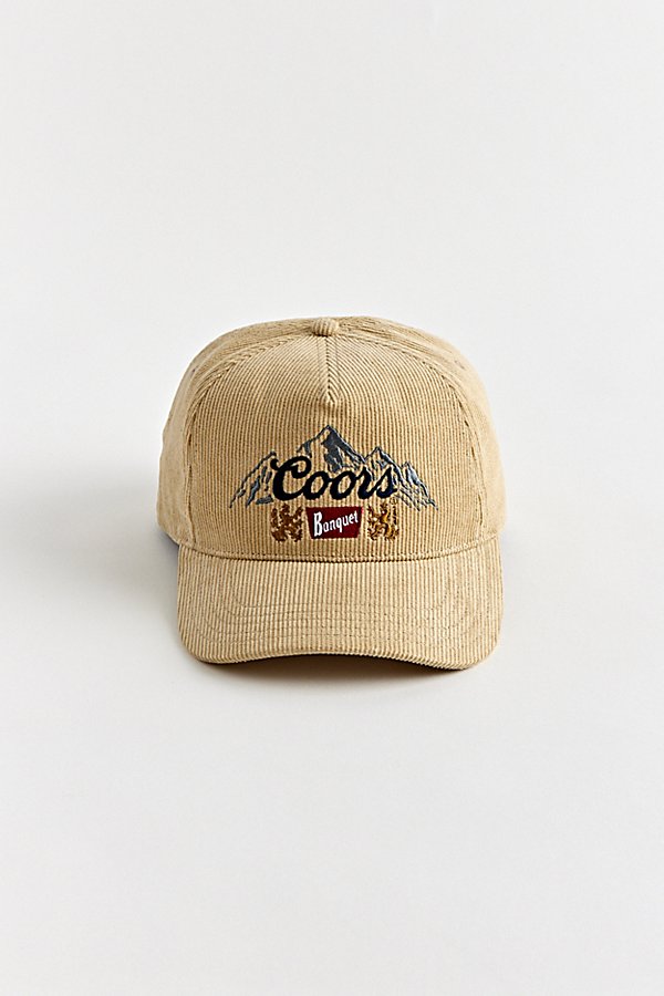 Urban Outfitters Coors Banquet 5-panel Snapback Hat In Khaki, Men's At