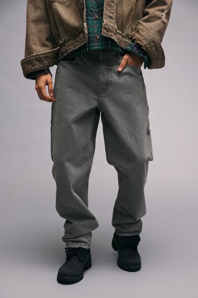 Men's grey ripped jeans  Trousers and pants for men