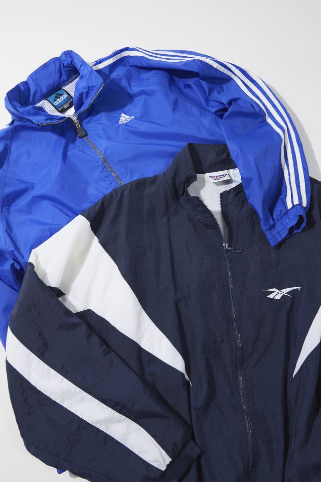 Urban Renewal Vintage Oversized Branded Windbreaker Jacket #1