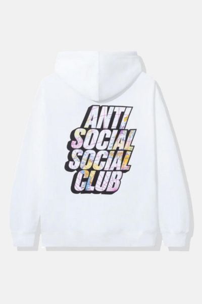 Anti Social Social Club Drop A Pin Hoodie In White