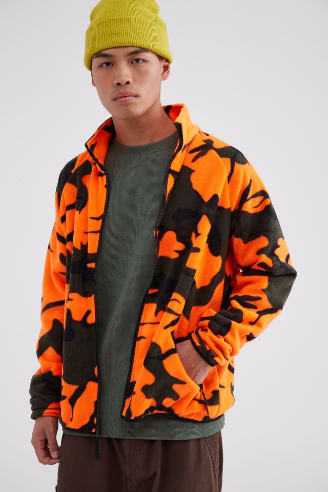 Urban Renewal Vintage Camo Fleece Jacket Urban Outfitters 