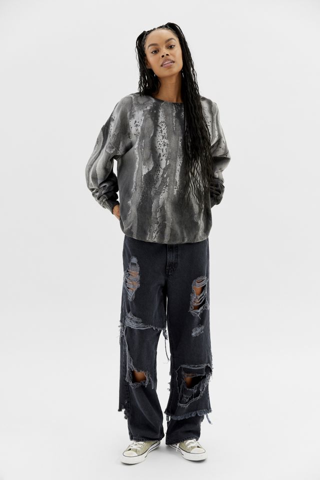 Urban Renewal Remade Rain Dye Crew Neck Sweatshirt #2