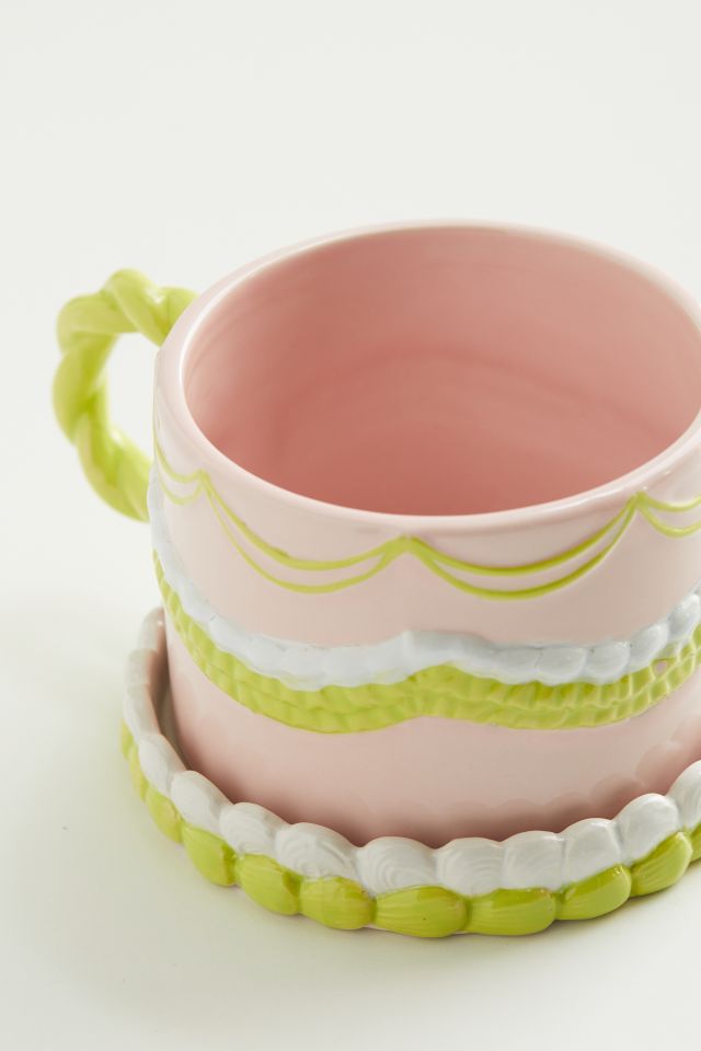 Cake Mug & Coaster Set #4