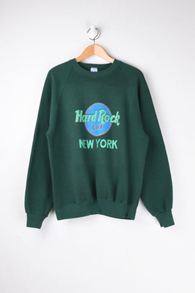 Margaret Mitchell Rafflesia Arnoldi Dictatuur Vintage 90s Hard Rock Cafe New York Green Sweatshirt | Urban Outfitters