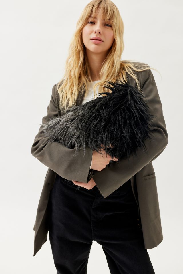 Urban Renewal Remnants Fuzzy Clutch Bag #2