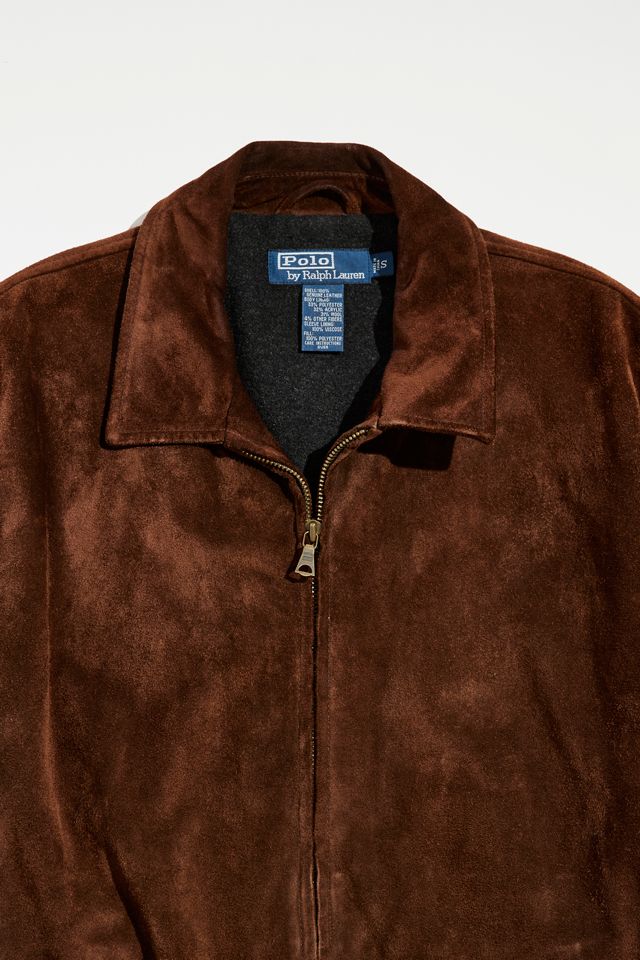 Vintage Polo Ralph Lauren Suede Jacket | Urban Outfitters