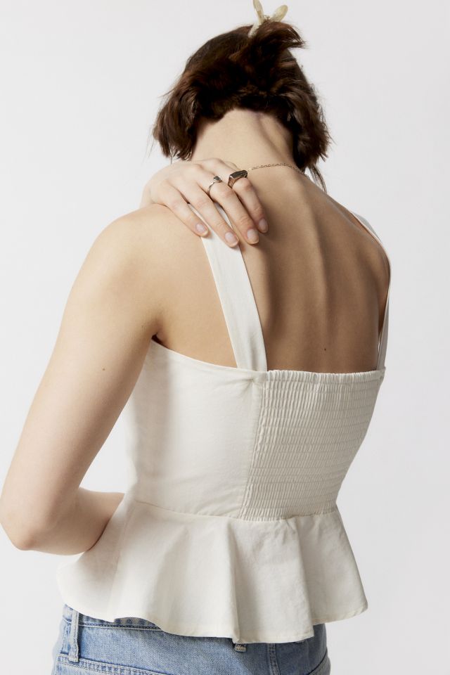 UO Elise Peplum Blouse #3