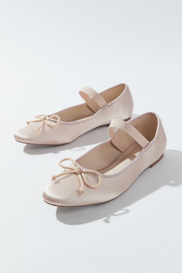 UO Ella Satin Ballet Flat #2
