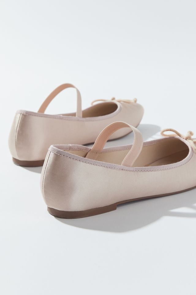 UO Ella Satin Ballet Flat #3