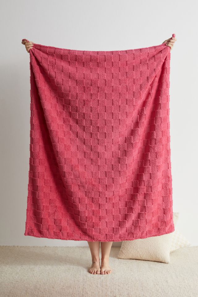 Checkerboard Super Plush Throw Blanket #1