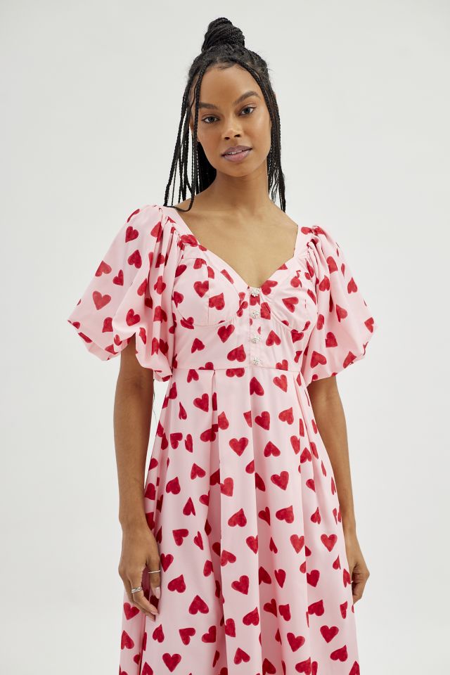 Penny Heart Print Shirt – Sister Jane