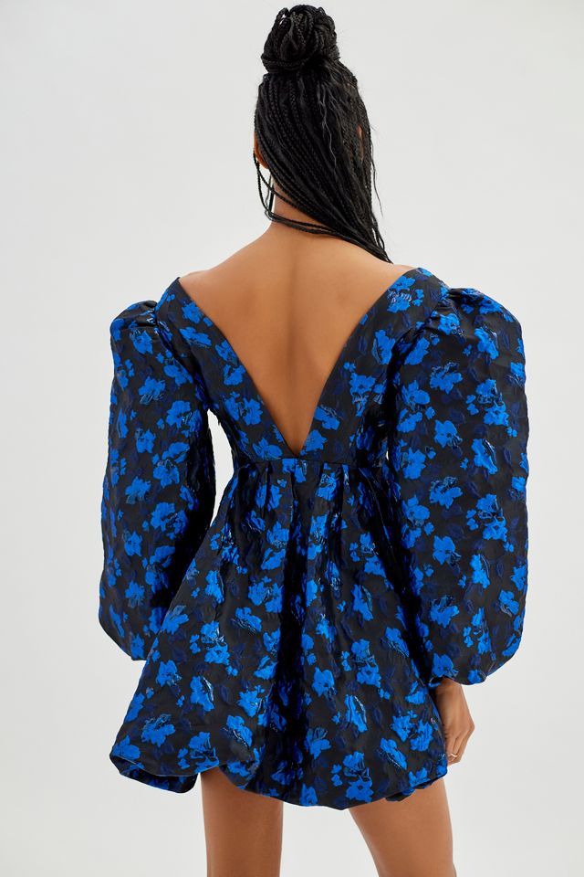 Sister Jane Margot Floral Jacquard Bubble Mini Dress | Urban