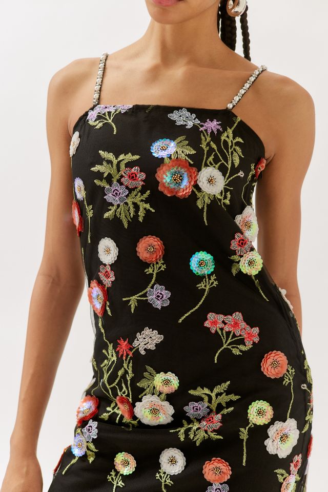 Robe Mi-Longue Fleurie Brodée Sister Jane Dream Curtsey #1