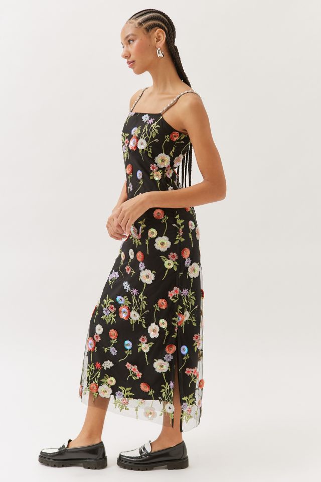 Robe Mi-Longue Fleurie Brodée Sister Jane Dream Curtsey #2