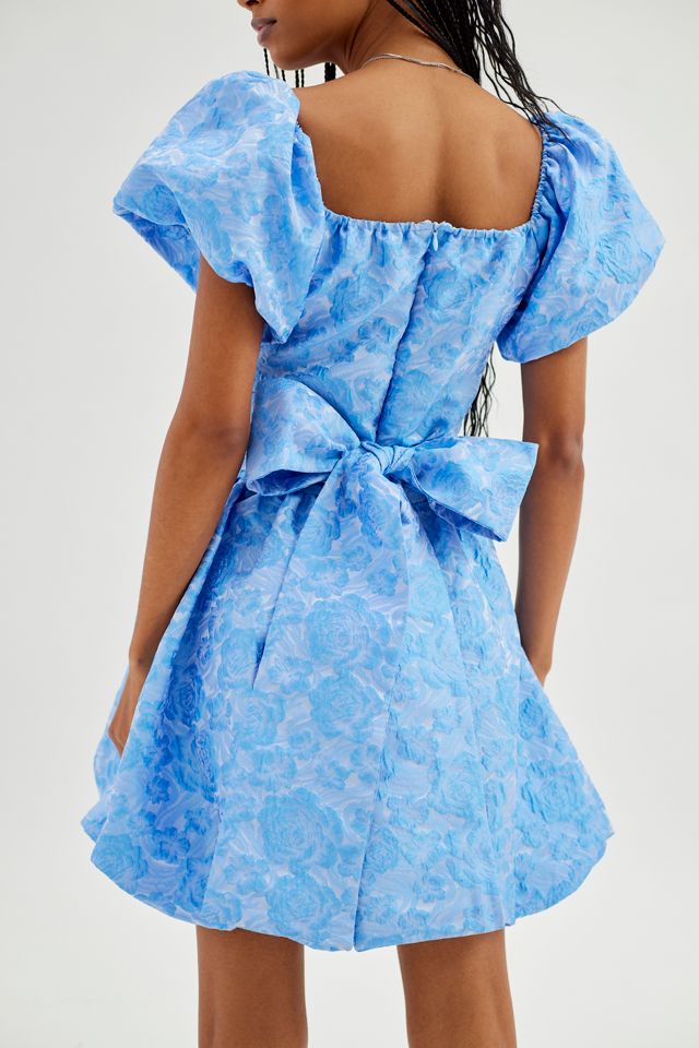 Sister Jane Dream Floral Jacquard Bubble Mini Dress | Urban Outfitters